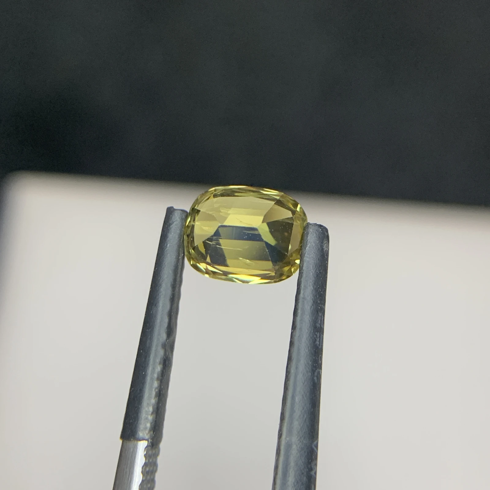 1.35 ct Natural Brownish Yellow Chrysoberyl Cushion Shape Loose Gemstone from Sri Lanka — view 6